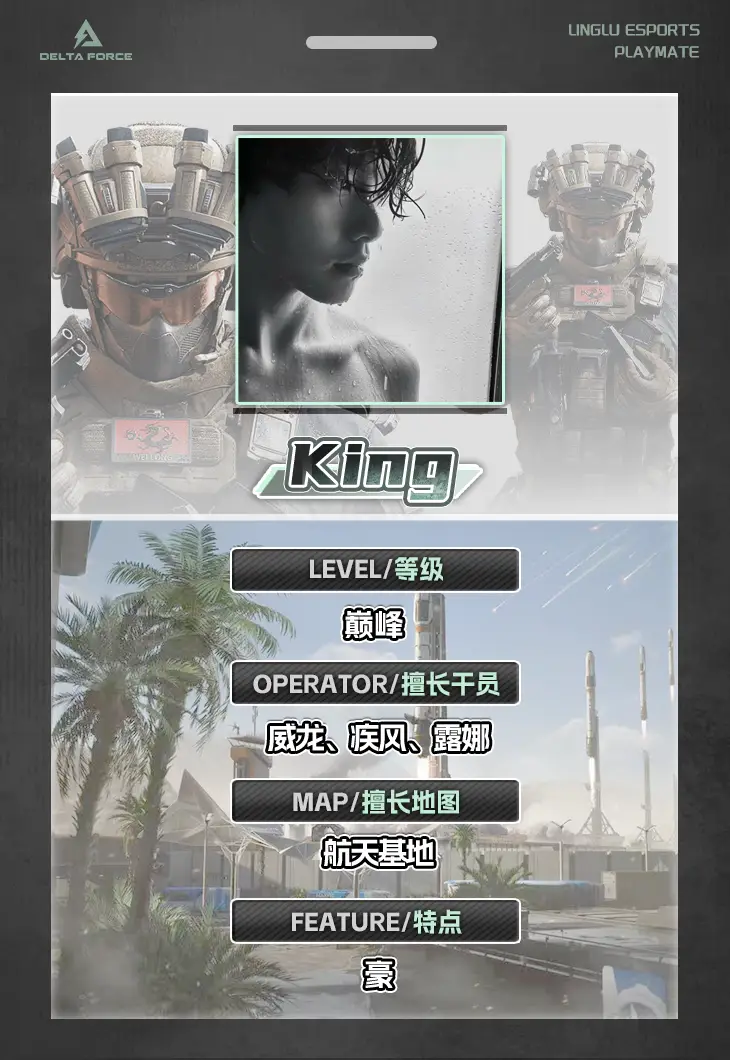 陪玩展示图 KING
